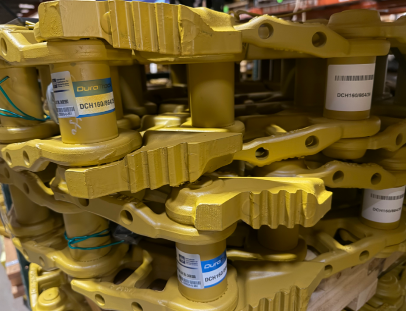 Excavator metal chains collection