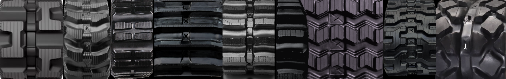 457x101.6x56 / 18x4x56 heavy-duty MTL rubber tracks,multi-bar tread pattern