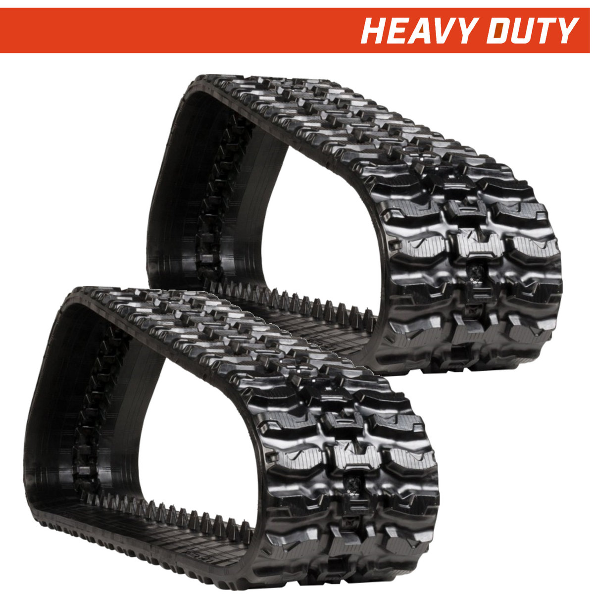 Set of 2 320x86x49 heavy duty CTL rubber tracks XT tread pattern