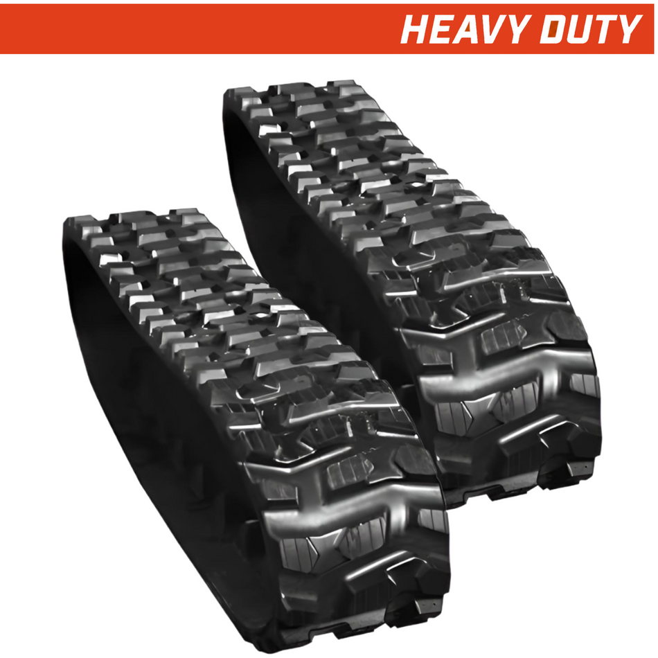 Set of 2 149x88x22 heavy-duty toro-dingo rubber tracks, bi-directional pattern