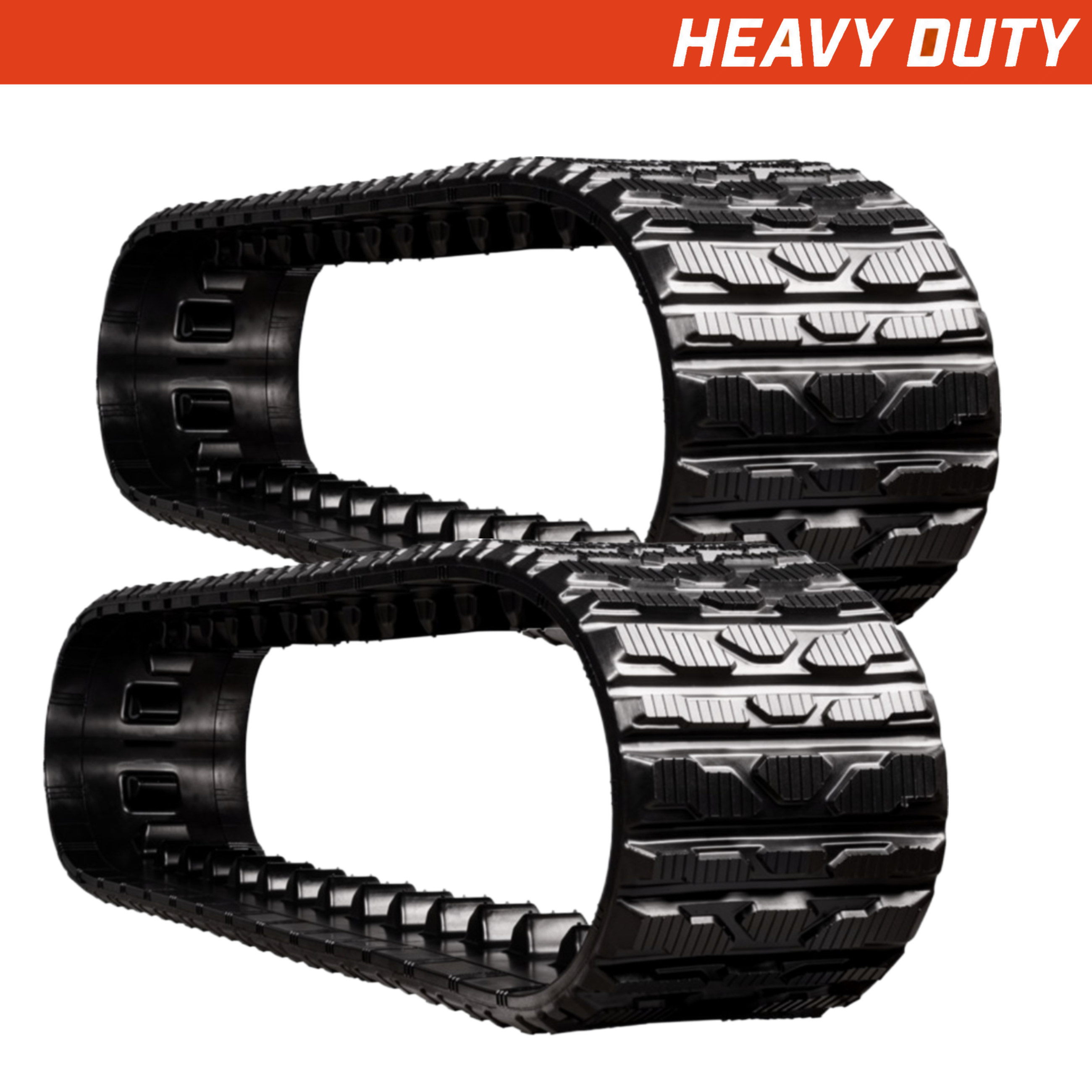 Set of 2 149x88x37 heavy-duty toro-dingo rubber tracks, multi-bar tread pattern