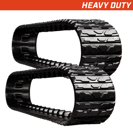 Set of 2 149x88x37 heavy-duty toro-dingo rubber tracks, multi-bar tread pattern