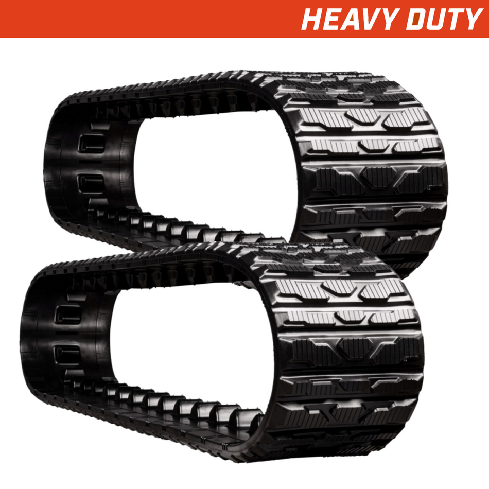 Set of 2 149x88x37 heavy-duty toro-dingo rubber tracks, multi-bar tread pattern