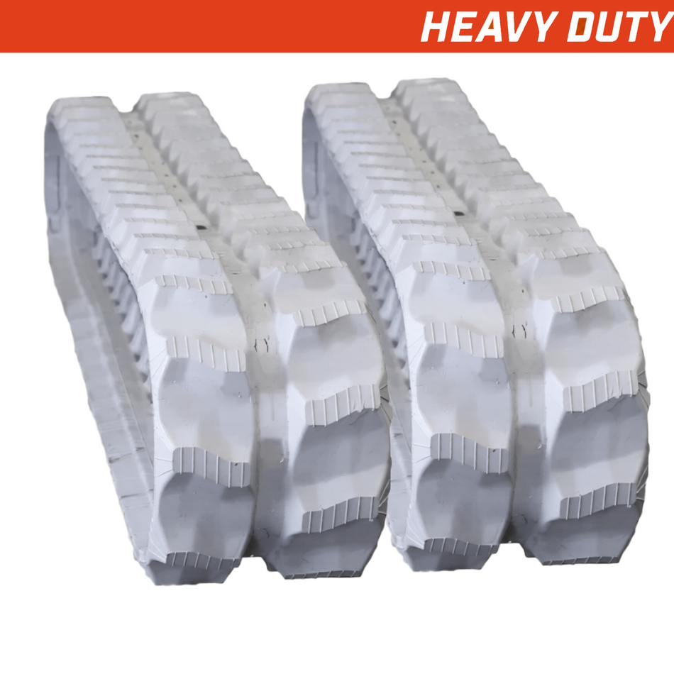 7" 180x72x36 Mini Excavator Non-Marking Rubber Tracks - Fits Airman, Boxer - Set of 2