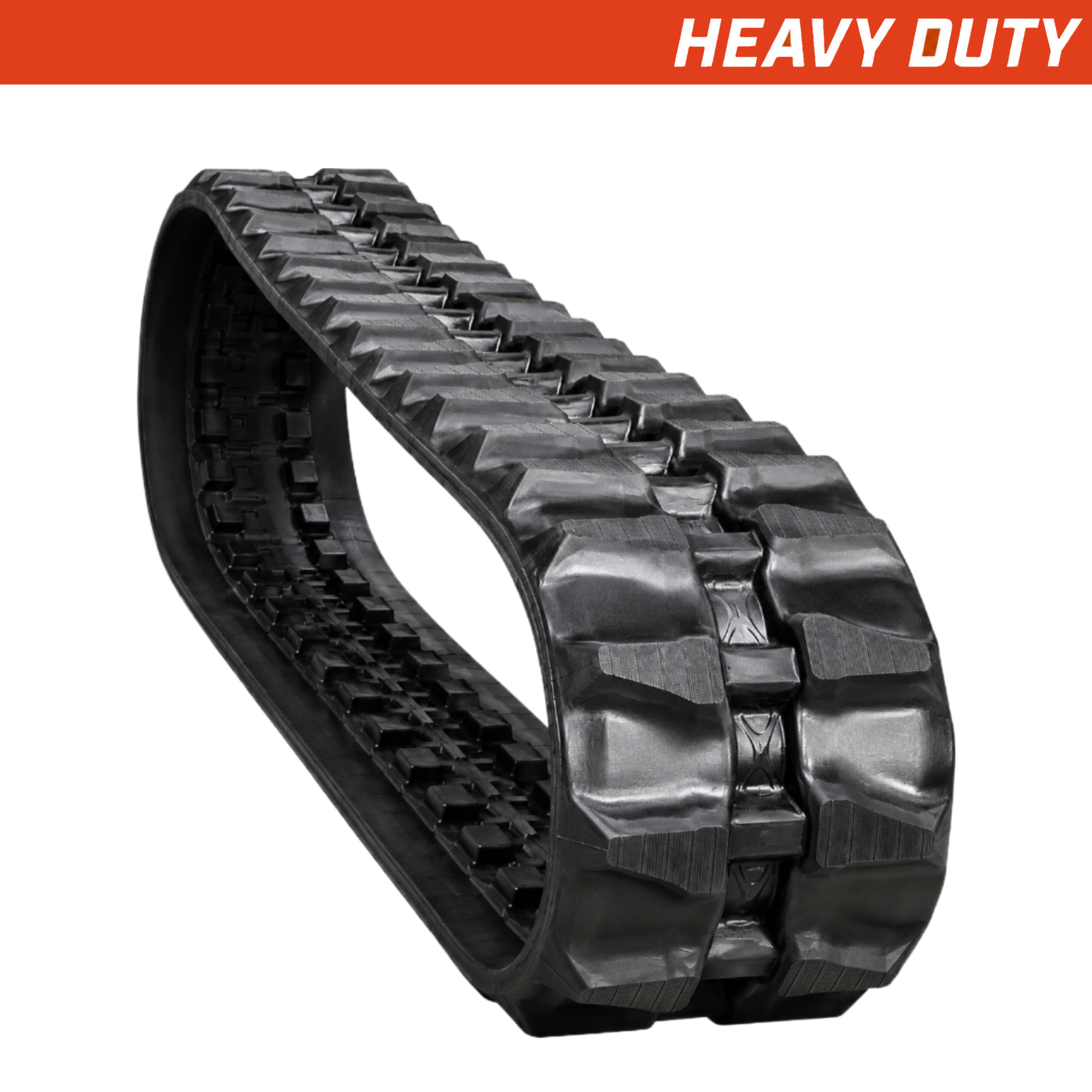 180x72x44 heavy-duty mini excavator rubber tracks, block tread pattern