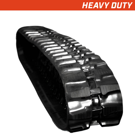 200x72x43 heavy-duty mini excavator rubber track, bi-directional tread pattern