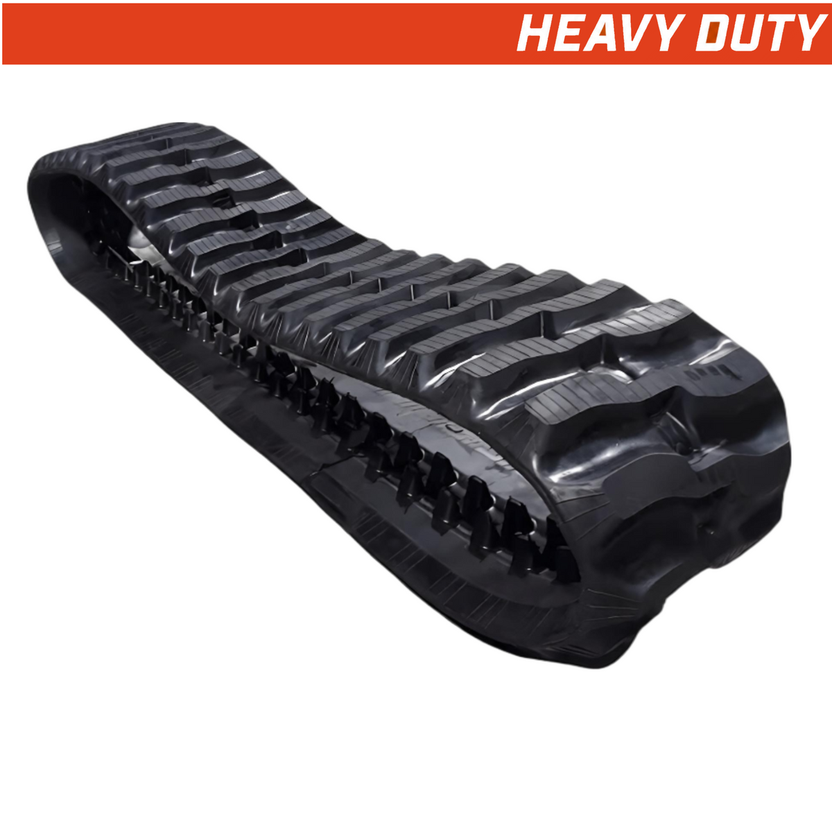 265x72x52 heavy-duty mini excavator rubber tracks, directional tread pattern