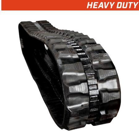 300x52.5x90 heavy-duty mini excavator rubber tracks, block tread pattern