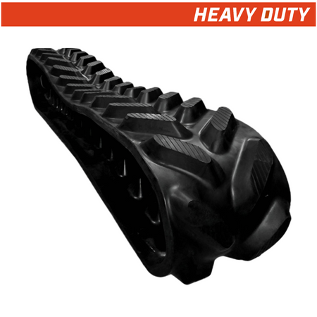 300x127x32 heavy duty mini excavator rubber track, aggressive directional tread pattern