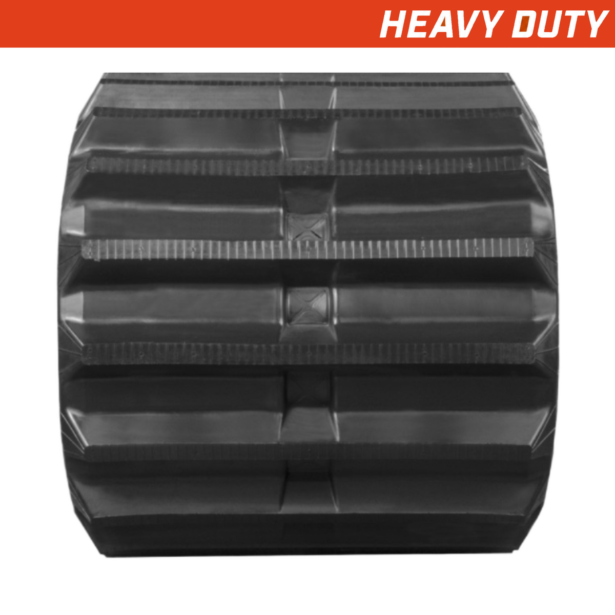  350x100x53 heavy-duty mini excavator rubber tracks, straight-bar tread pattern