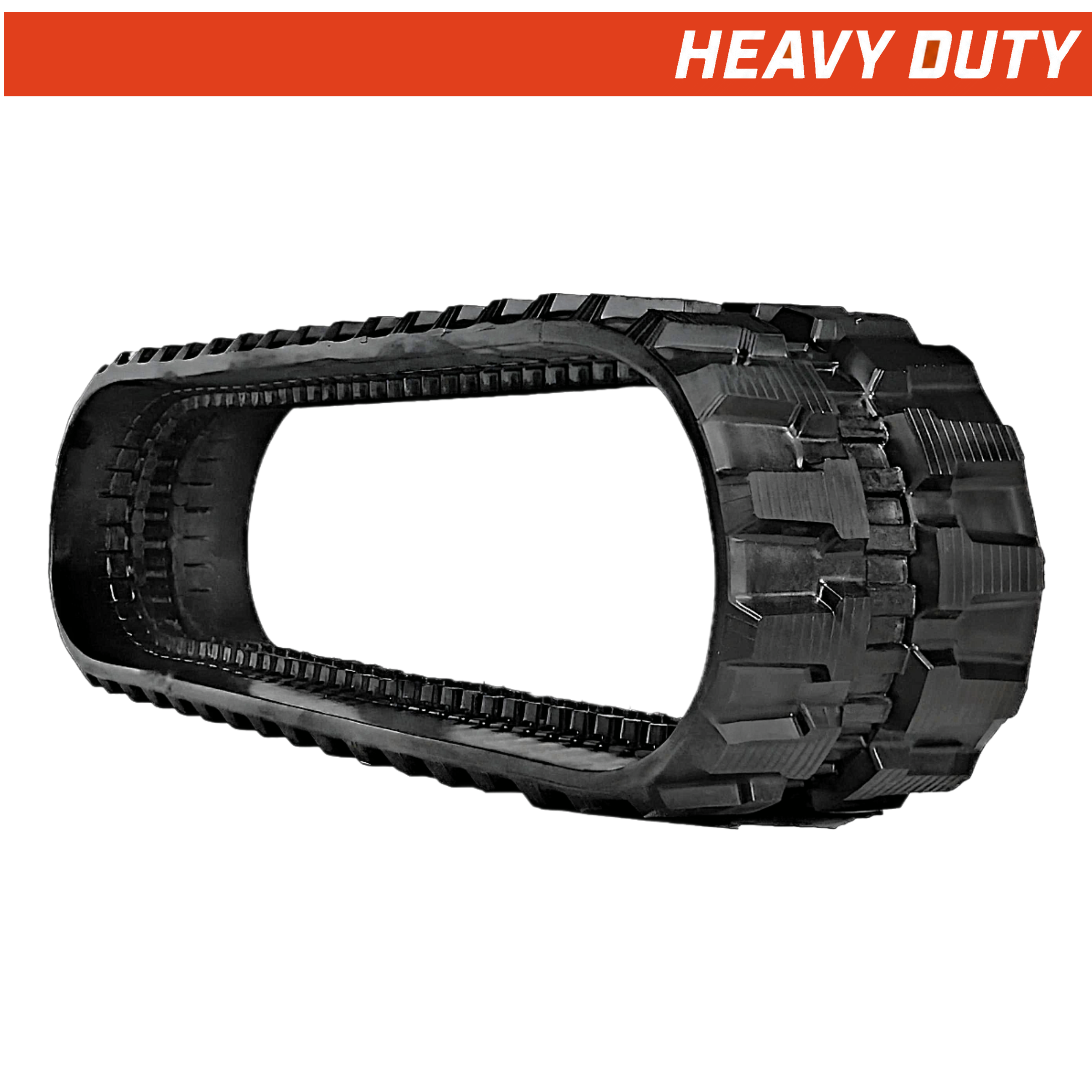 350bx56x84 heavy-duty mini excavator rubber track, bidirectional block pattern