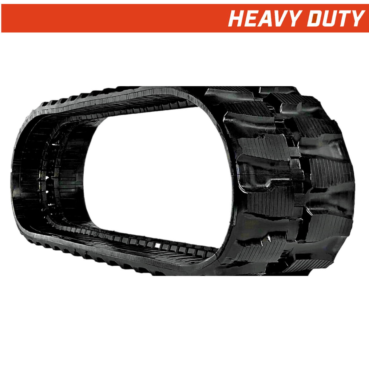 320x54x72 heavy-duty mini excavator rubber tracks staggered block tread pattern