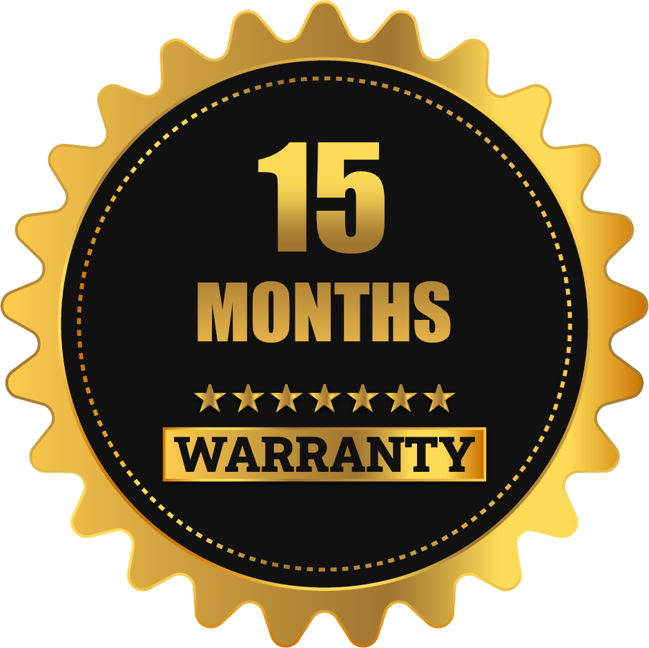 Supertrak 15 months warranty guarantee seal