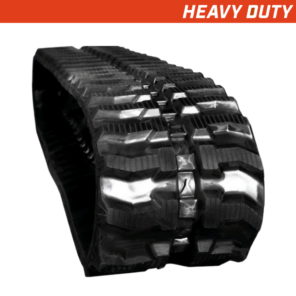 320x100x40 heavy-duty mini excavator rubber tracks, bi-directional tread pattern
