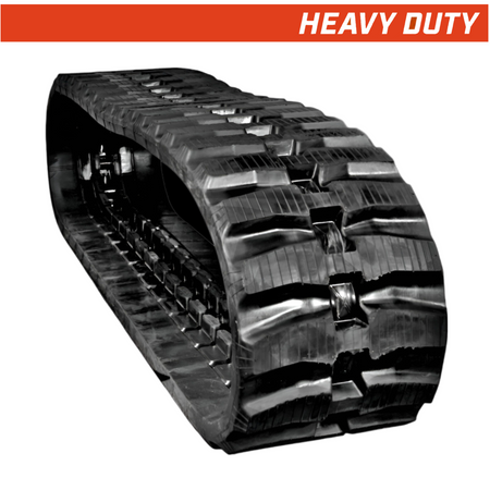 370x107x41 heavy duty mini excavator rubber tracks, directional carrier style tread pattern