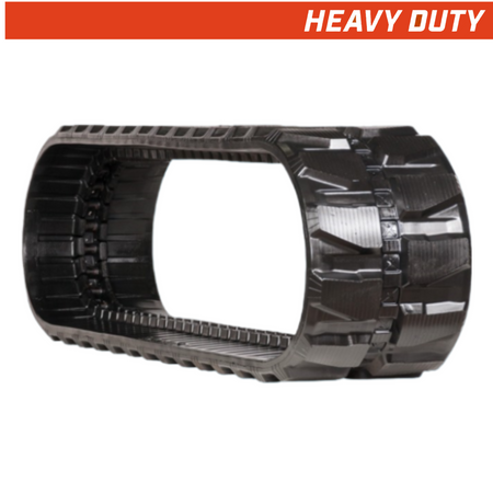 400x74x72 heavy-duty mini excavator rubber track, block tread pattern