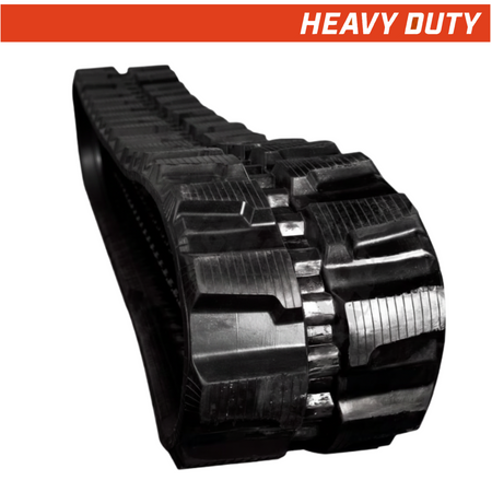 400x72.5x74 heavy-duty mini excavator rubber tracks, directional tread pattern