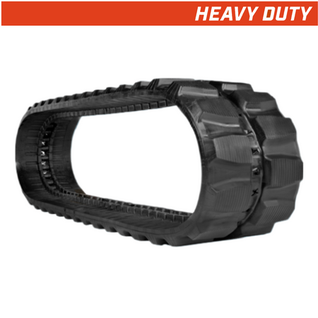 400x72.5x76 heavy duty mini excavator rubber track, block tread pattern