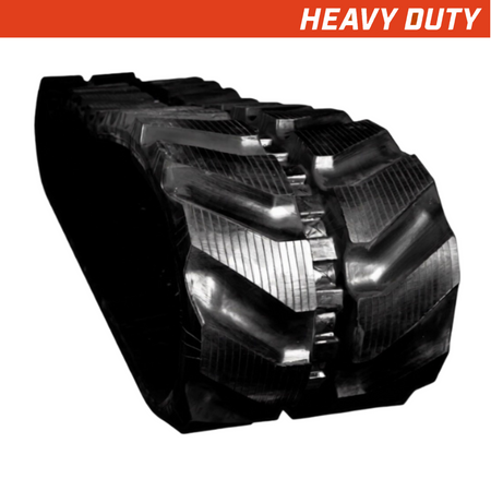 450x81.5x72 heavy-duty mini excavator rubber tracks, directional tread pattern