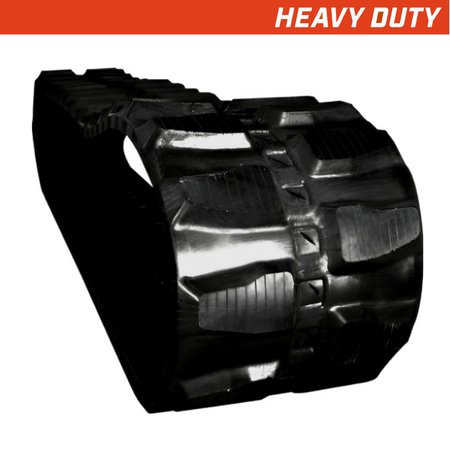 450x83.5x74 heavy-duty mini excavator rubber tracks, block tread pattern
