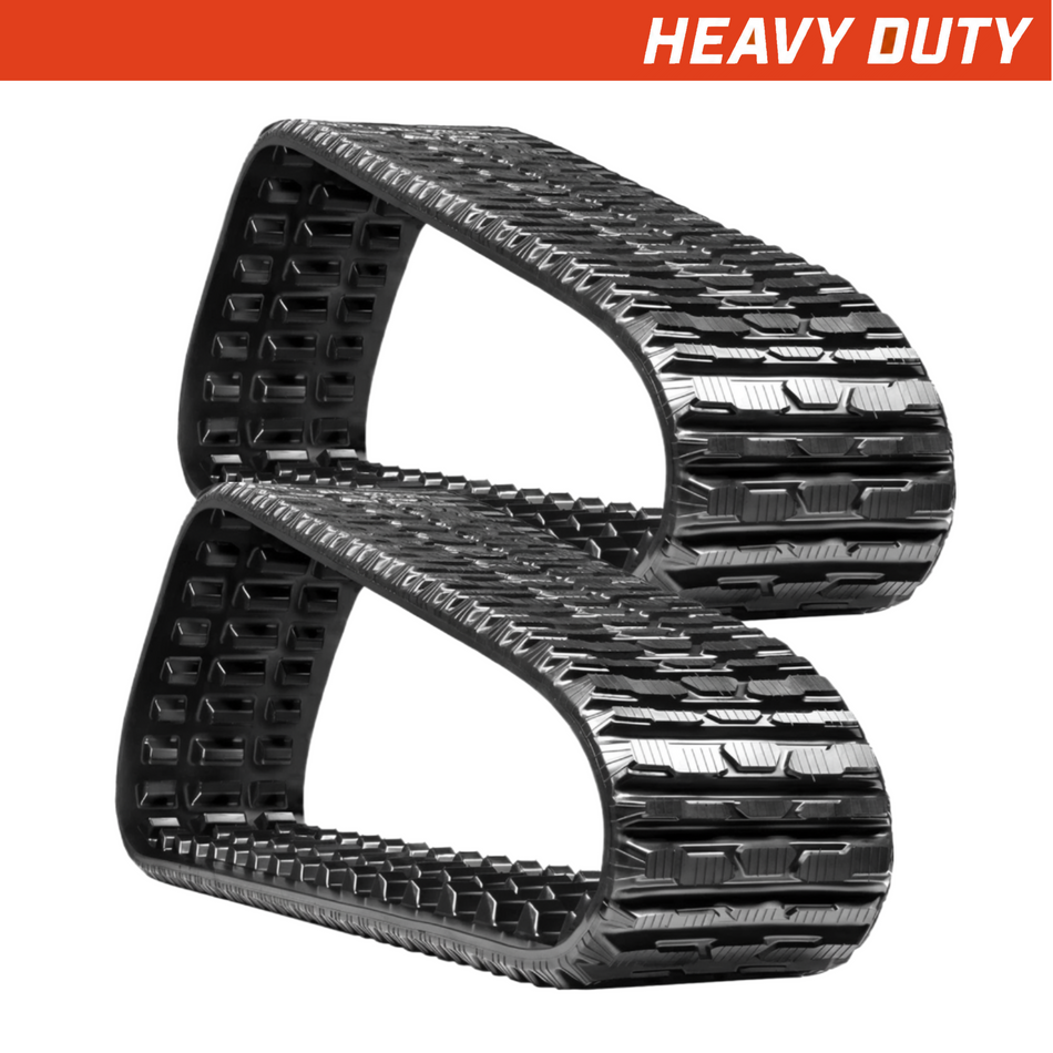 18" 457x101.6x51/ 18x4x51 MTL Rubber Tracks 3 Lugs - Fits ASV CAT Terex - Set of 2