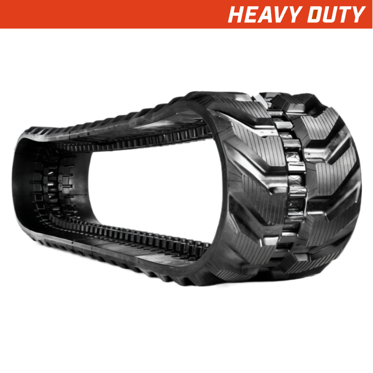 300x55x84 heavy duty mini excavator rubber track, block tread pattern